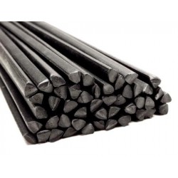 Lasdraad kunststof PP EPDM zwart driehoek 6mm (25st)