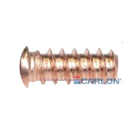Stiftlasbout koper 5x12mm grove spoed (100st)